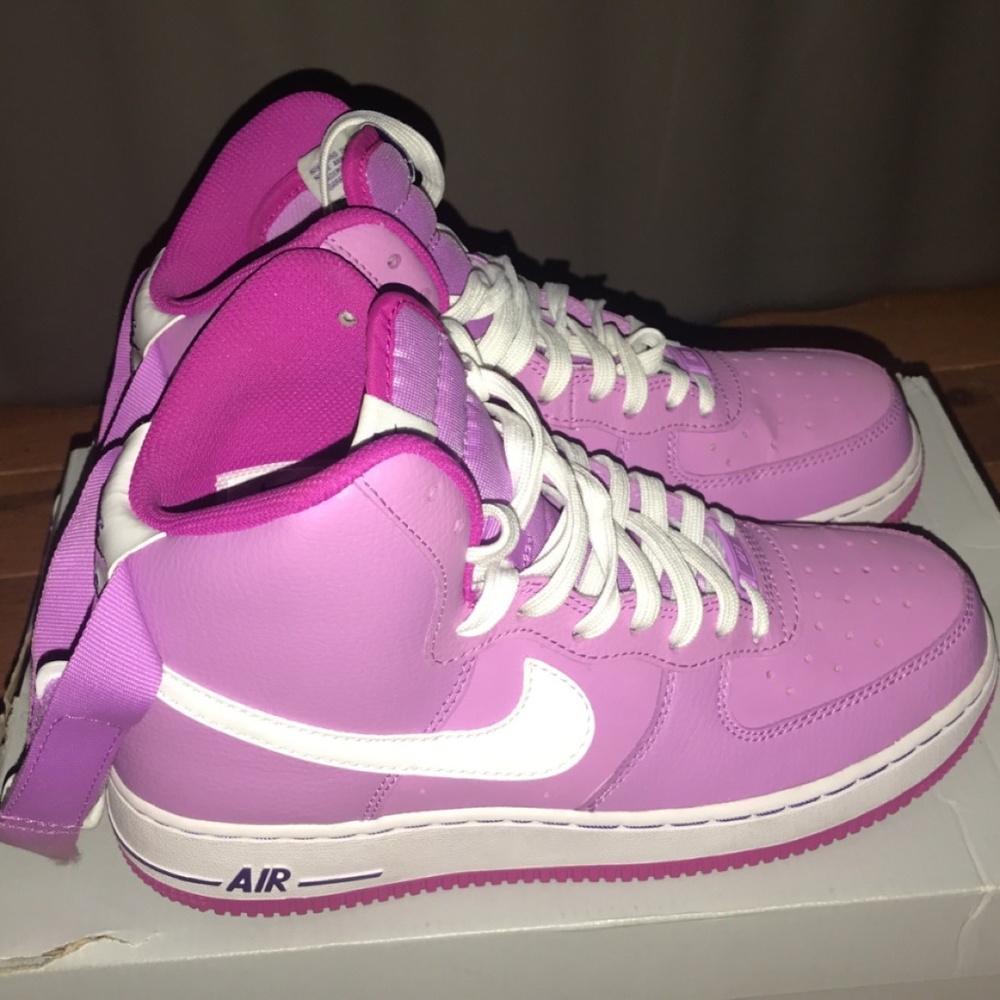 Nike Air Force 1 High GS Pink / White